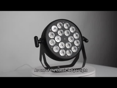 Lumière à LED 18LEDs RGBW 4 en 1 DMX