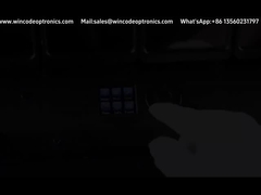 12pcs 60W LED Faisceau oscillant Matrice de lavage Tête en mouvement Bar de lumière pour la tournée spectacle de musique Festival Festival Lig