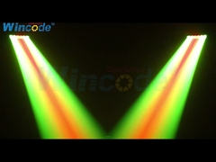 Faisceau à LED double face Zoom Laver Strobe Hybride Bougeant la tête Lumière pour le Festival de musique Éclairage Show