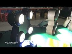 4 yeux COB LED Blinder lampe de poignée flash