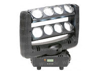 LED Spider Beam Moving Head Light 8pcs 12W 4 In One Color For Stage Show