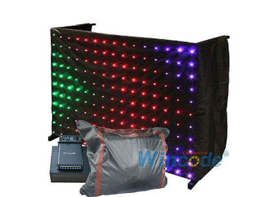 Un bon prix. SMD RGB P20 Rideau LED flexible Effets d'image DMX512 Formes Rideaux étoiles en ligne