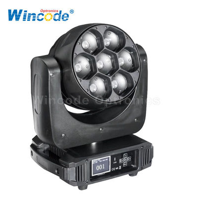 Un bon prix. 7×40W LED Moving Head Light avec fonction de zoom Pixel Effets de lavage par faisceau en ligne