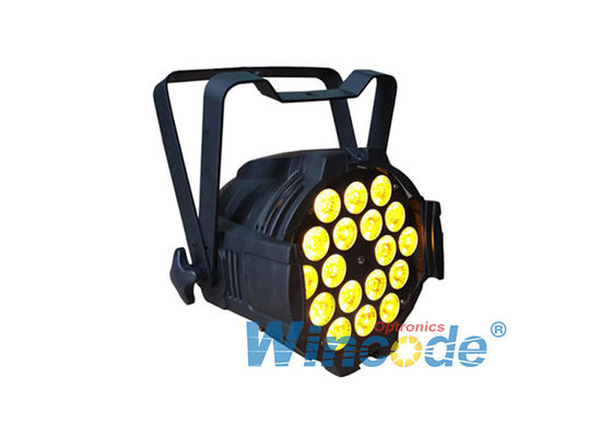 Un bon prix. 18×15W RGBWA 5 en 1 LED Par Light 16 Bit Dimming PWM 25° 45° 60° Lentille en option en ligne