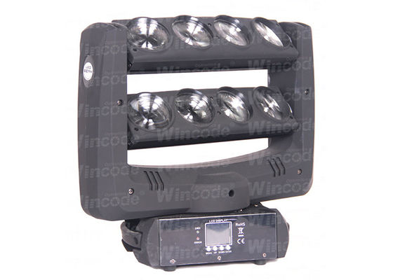 Un bon prix. Lumière de tête mobile à faisceau d'araignée LED 8pcs 12W 4 en une couleur pour spectacle de scène en ligne