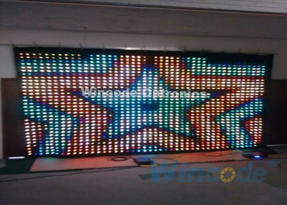 Un bon prix. RGB Tri Color P5 Led Rideau mural 7 Chs, Rideau en fibre optique Pour les salles de danse en ligne