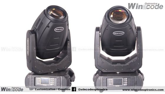 Un bon prix. 3 phases Moto Disco DJ Faisceau de lumière de tête en mouvement avec des supports de cas de vol et une corde de sécurité en ligne