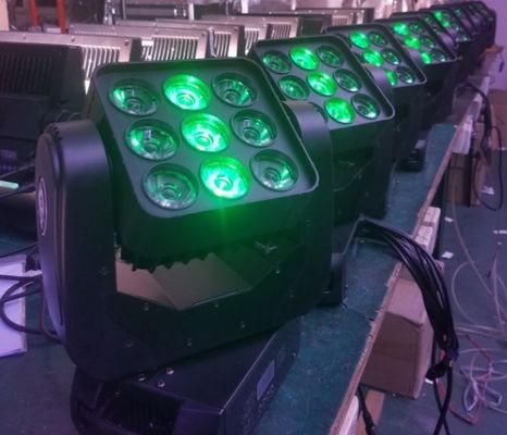 Un bon prix. 9*12W LED Mini Couleur Laver tête mobile Pixel de cartographie de contrôle de l'éclairage de scène en ligne