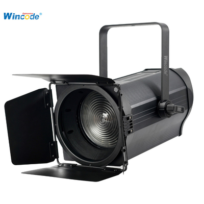 150W mono couleur Fresnel projecteur Auto Zoom COB LED sans ventilateur sans bruit