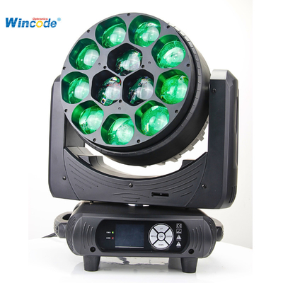 qualité 12×40W LED Moving Head Light avec fonction de pixel Zoom Effets de lavage par faisceau usine