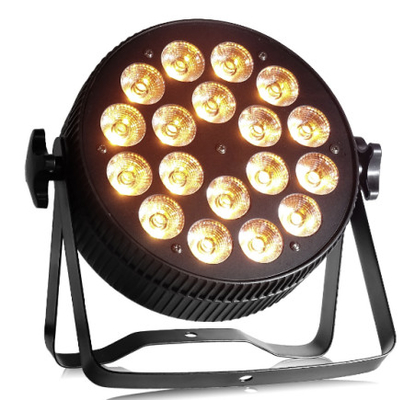 Un bon prix. 18 LEDs extérieurs IP65 LED à faible parité, LED à parité plate avec contrôle DMX en ligne