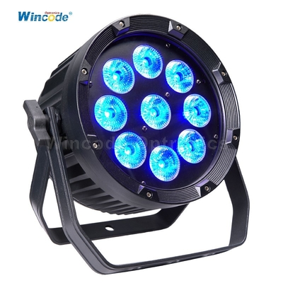 Un bon prix. Lumière LED sans fil professionnelle avec 15-45° Options de lentilles 9x18W RGBWA+UV 2.4G Transcepteur en ligne