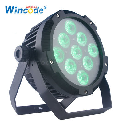 Un bon prix. 9*18W 6 en 1 couleur Lampes de scène alimentées par batterie pour les événements / mariages en ligne